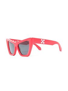 off-whiteeyewear Off-White Eyewear Arrows zonnebril met cat-eye montuur - Rood
