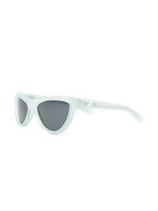 off-whiteeyewear Off-White Eyewear Zonnebril met cat-eye montuur - Groen