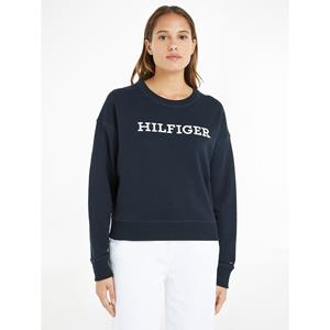 Tommy Hilfiger Sweatshirt REG MONOTYPE EMB SWEATSHIRT mit markanter Hilfiger Logo-Stickerei