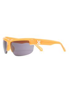 Off-White Toledo zonnebril met rechthoekig montuur - Oranje