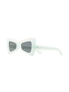 off-whiteeyewear Off-White Eyewear Nashville zonnebril met vlinder montuur - Groen