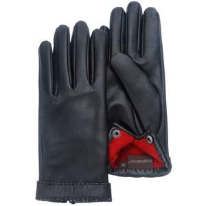 PEARLWOOD Leren handschoenen ANN Decoratieve handstepping aan de zoom
