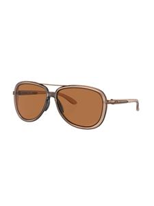 Oakley Split Time zonnebril met piloten montuur - Bruin