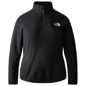 The North Face Fleecejacke "PLUS 100 GLACIER FLEECE 1/4 ZIP", aus seidenweichem Mikrofleece