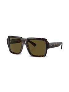 Ray-Ban Magellan zonnebril met vierkant montuur - Groen