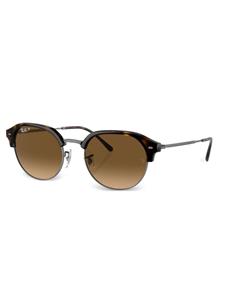 Ray-Ban Zonnebril met rond montuur - Bruin