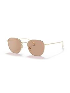 oliverpeoples Oliver Peoples Clyne zonnebril met vierkant montuur - Goud