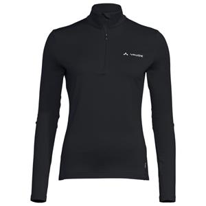 Vaude  Women's Livigno Halfzip II - Fleecetrui, zwart