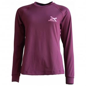 Zimtstern  Women's Crewz Shirt L/S - Fleecetrui, purper