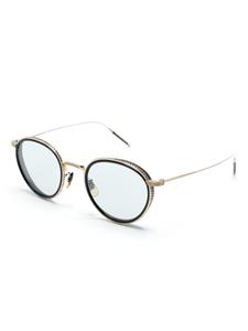 oliverpeoples Oliver Peoples Zonnebril met rond montuur - Zwart