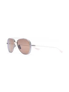 ditaeyewear Dita Eyewear Zonnebril met piloten montuur - Zilver