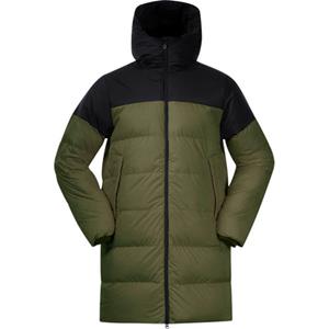 Bergans Oslo Urban Down Parka U (Maat - M, Kleur - Dark Olive Green/Black)