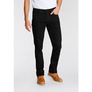 AJC Straight jeans rechtes gesneden, used-look-wassing, lage taille