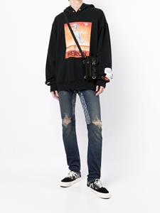 Alchemist Jeans met bandanaprint - Blauw