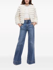 alice+olivia alice + olivia Jack van imitatiebont - Wit