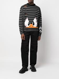 GCDS Jeans met logoprint - Zwart