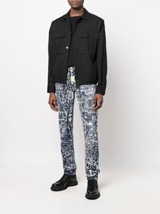 philippplein Philipp Plein Jeans met print - Blauw