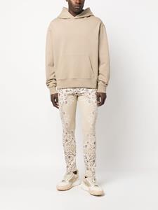 philippplein Philipp Plein Broek met paisley-print - Beige