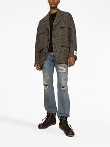 dolce&gabbana Dolce & Gabbana Gerafelde jeans - Blauw