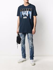 philippplein Philipp Plein Gerafelde jeans - Blauw