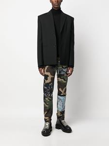 philippplein Philipp Plein Jeans met camouflageprint - Groen
