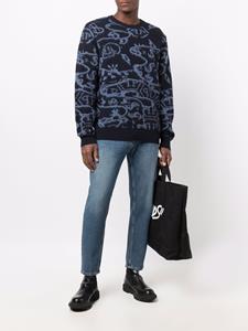 philippplein Philipp Plein Jeans met toelopende pijpen - Blauw