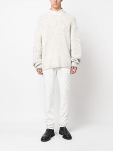 philippplein Philipp Plein Gerafelde jeans - Wit