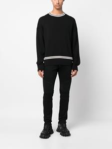 philippplein Philipp Plein Mid waist bikerjeans - Zwart