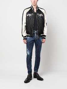 DSQUARED2 slim-fit distressed-effect jeans - Blauw