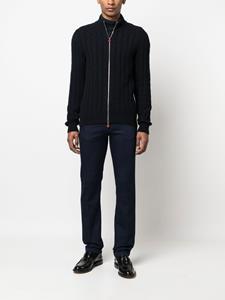 Kiton Slim-fit jeans - Blauw