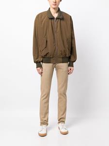 Kiton Jeans met logopatch - Beige