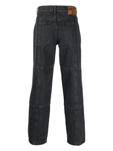 liberalyouthministry Liberal Youth Ministry Jeans met logopatch - Zwart