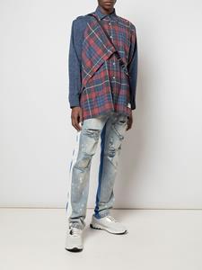 mostlyheardrarelyseen Mostly Heard Rarely Seen Jeans met vlakken - Blauw