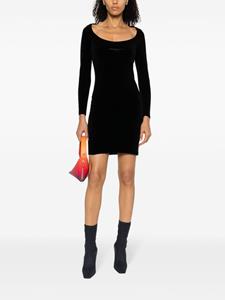 alexanderwang Alexander Wang Jurk met geborduurd logo - Zwart