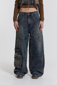 Jaded London Zenith Double Layer Seam Colossus Baggy Jeans