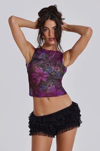 Jaded London Black Rhea Lace Bloomer Shorts
