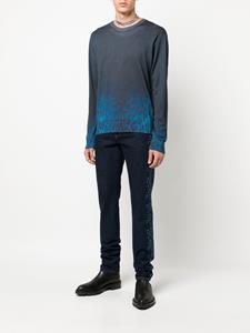robertocavalli Roberto Cavalli Jeans met luipaardprint - Blauw