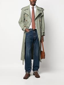 maisonmargiela Maison Margiela x Pendleton jeans met detail - Blauw