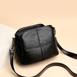 Women's Retro Design Crossbody Bag Trend Quality PU Leather Bucket Shoulder Bags Small Handbags
