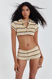 Jaded Swim Thalia Towelling Crop Top