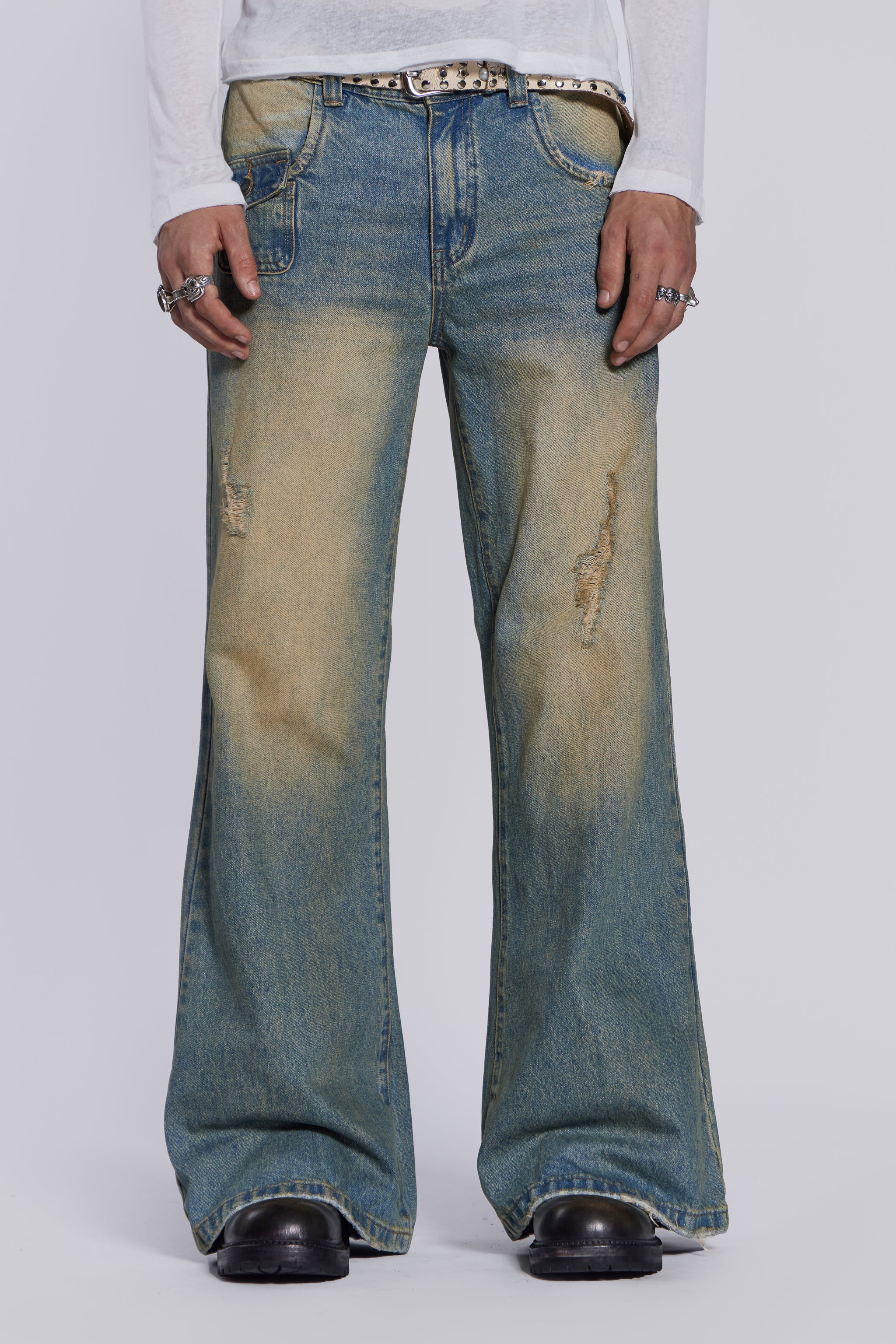 Jaded Man Sandwash Blaze Jeans