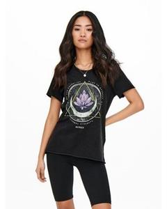 Dames-T-shirt met korte mouwen Only onllucy