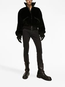 dolce&gabbana Dolce & Gabbana Jeans met logopatch - Zwart