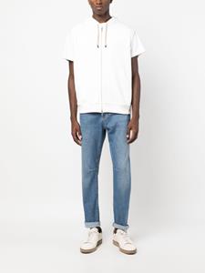brunellocucinelli Brunello Cucinelli Jeans met toelopende pijpen - Blauw