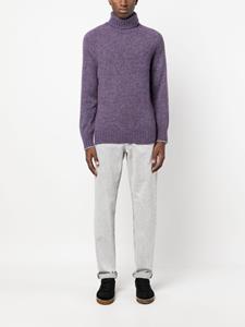 Jeans met toelopende pijpen - Grijs