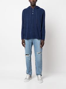 FRAME Gerafelde jeans - Blauw