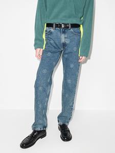 martinerose Martine Rose Jeans met logoprint - Blauw