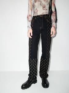 marineserre Marine Serre Straight jeans - Zwart