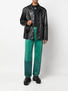 marineserre Marine Serre Jeans met patchwork - Groen