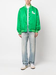 palmangels Palm Angels Gerafelde jeans - Blauw